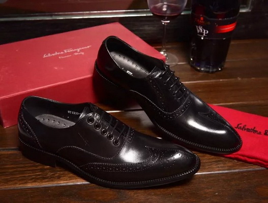 Salvatore Ferragamo Business Men Shoes--008